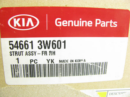 NEW GENUINE FRONT RIGHT Suspension Strut OEM For 2011-13 Kia Sportage 546613W601