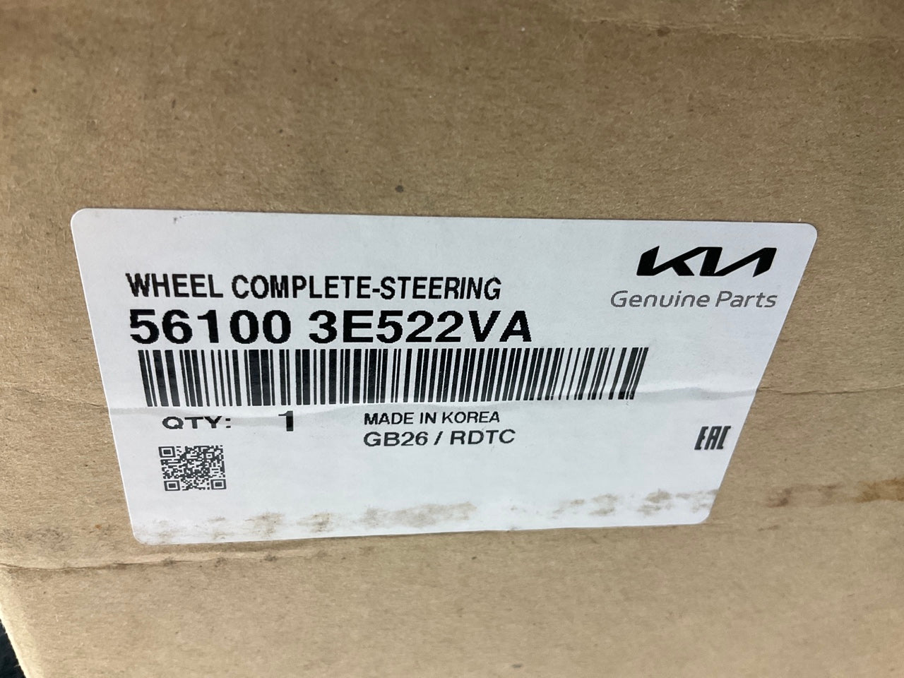 NEW GENUINE Steering Wheel OEM For 2004-2006 Kia Sorento 561003E522VA