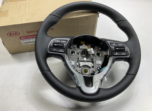 NEW - LEATHER Steering Wheel W/ Switches OEM For 18-22 Kia Niro 56100Q4110SXS