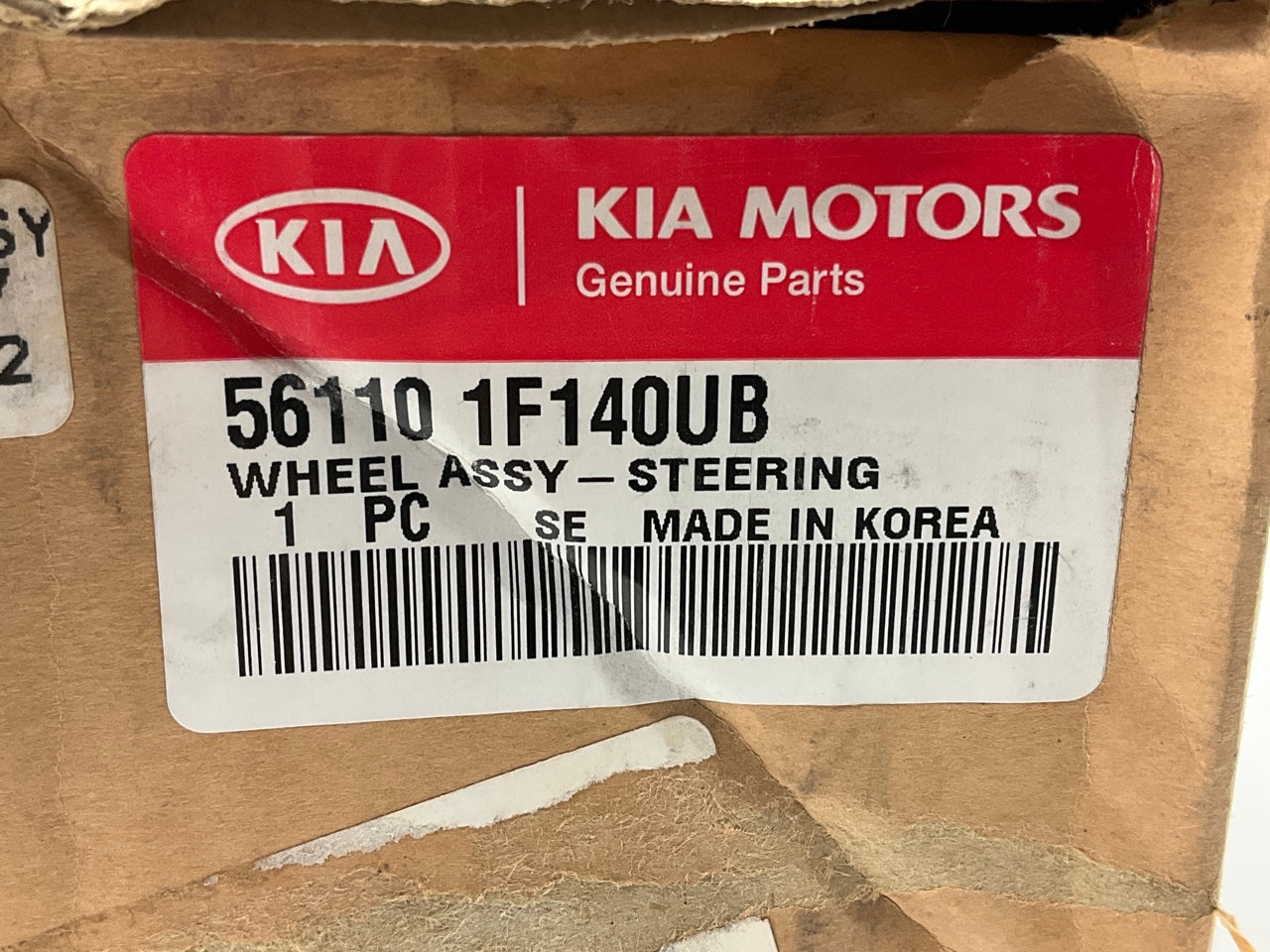 NEW GENUINE Steering Wheel Beige OEM For 2006-2010 Kia Sportage 561101F140UB