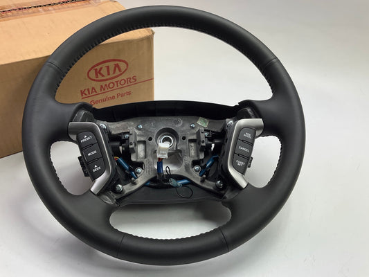 NEW Dark Beige LEATHER Steering Wheel & Controls OEM For 06 Optima 561102G630VA