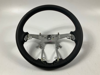 NEW - OEM Steering Wheel Black Leather & Red Stitching For 2010-2013 Kia Forte
