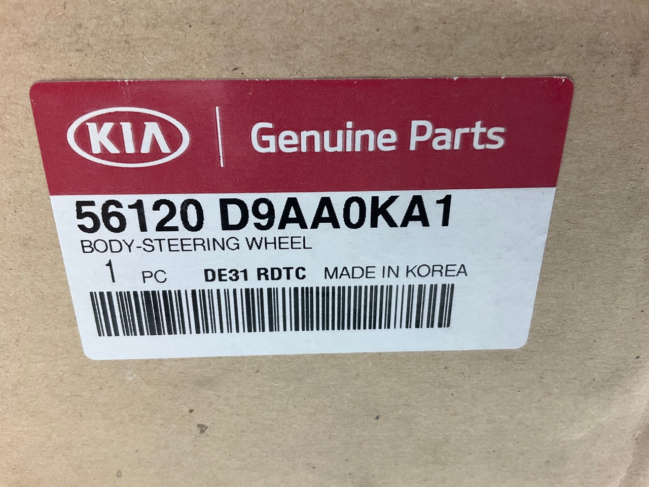 NEW GENUINE Steering Wheel OEM For 2020-2022 Kia Sportage 56120D9AA0KA1