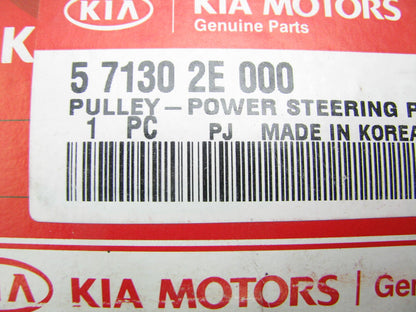 NEW GENUINE Power Steering Pump Pulley OEM For 05-10 Kia Sportage 571302E000