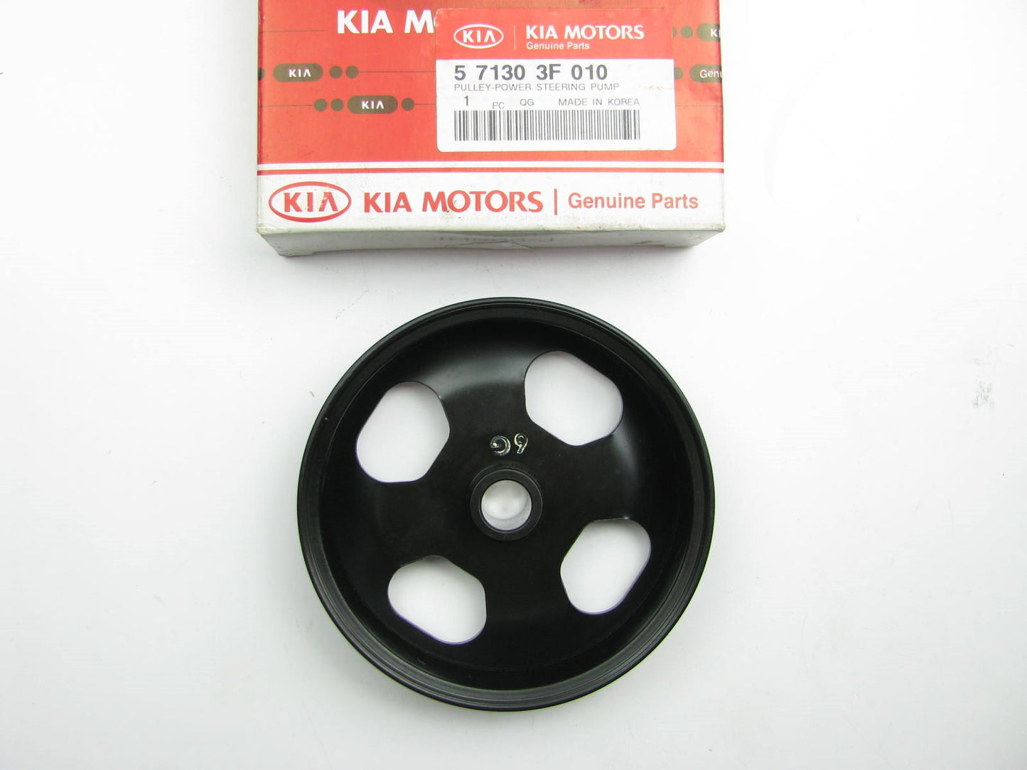 NEW - OEM 571303F010 Power Steering Pump Pulley For 05-10 Sportage 2.7L V6 ONLY