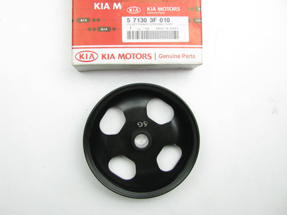 NEW - OEM 571303F010 Power Steering Pump Pulley For 05-10 Sportage 2.7L V6 ONLY