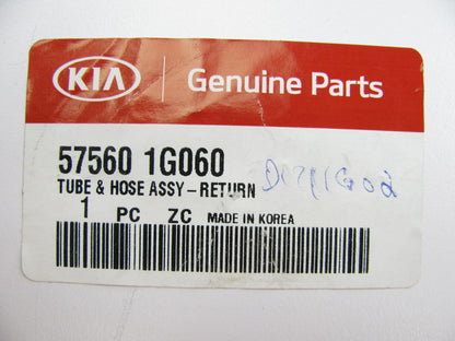 NEW GENUINE Power Steering Return Hose Tube OEM For 2010-2011 Kia Rio 575601G060