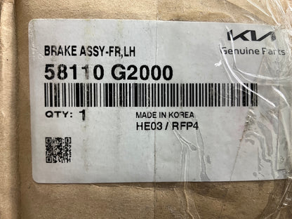 NEW - OEM 58110G2000 Front Left Brake Caliper For 2017-2022 Kia Niro