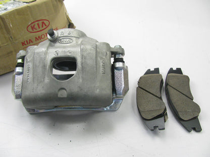 NEW Front Right Brake Caliper W/ Brake Pads OEM For 04-09 Kia Spectra 581302F400