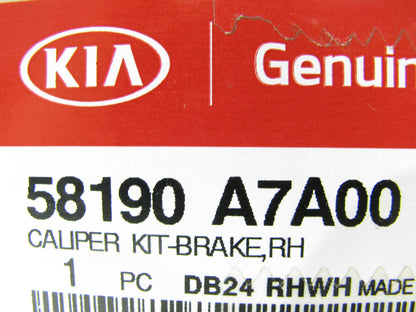 NEW GENUINE 58190A7A00 FRONT RIGHT Brake Caliper OEM For 14-18 Kia Forte Forte5