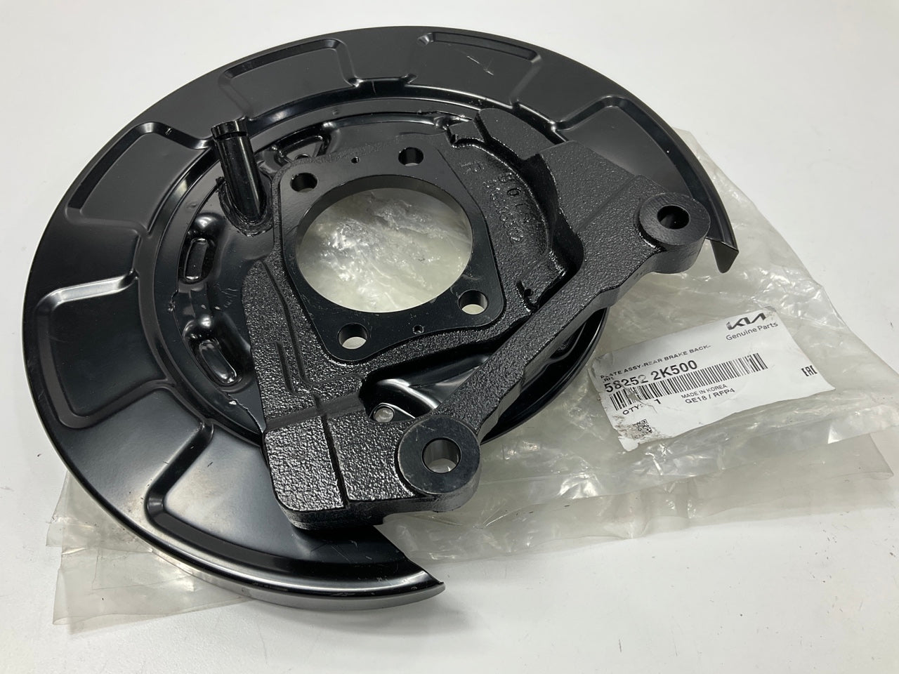 NEW - OEM 582522K500 Rear Right Brake Backing Plate For 2010-2013 Kia Soul