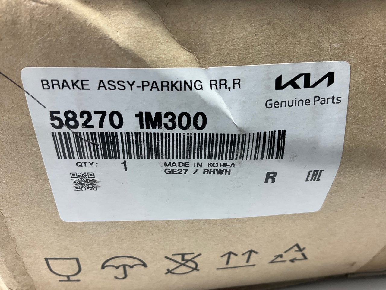 NEW  Rear Right Parking Brake Backing Plate OEM For 2010-13 Kia Forte 582701M300