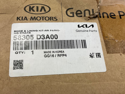 NEW - OEM 58305D3A00 Parking Brake Shoes For 2017-2022 Kia Sportage