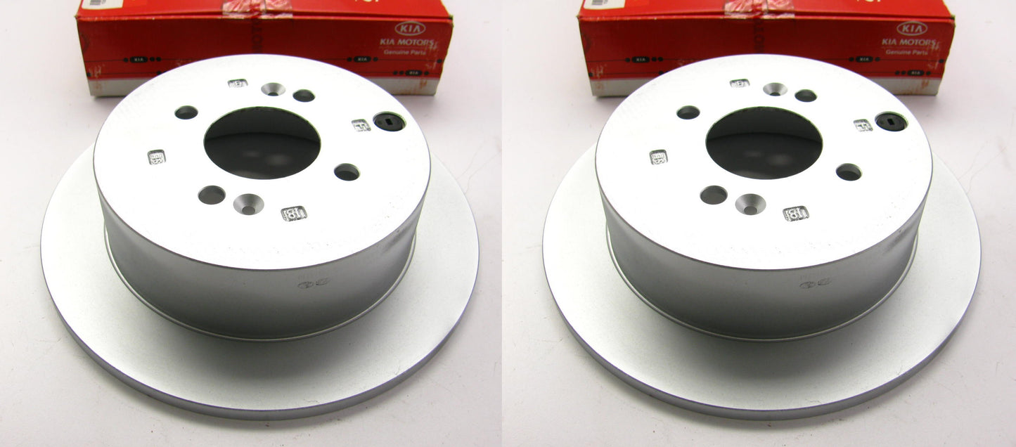 (x2) OEM Rear Disc Brake Rotors 584111C800  For RIO , ACCENT