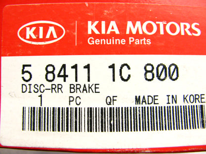 (x2) OEM Rear Disc Brake Rotors 584111C800  For RIO , ACCENT