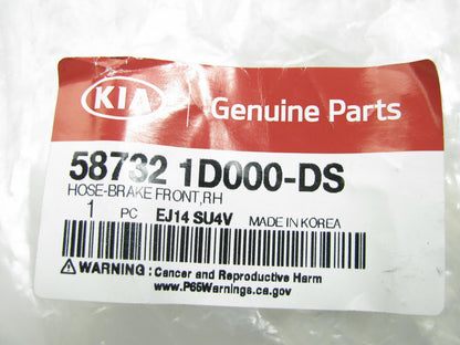 NEW Front Right Brake Hose OEM For 2007-2012 Kia Rondo 587321D000-DS