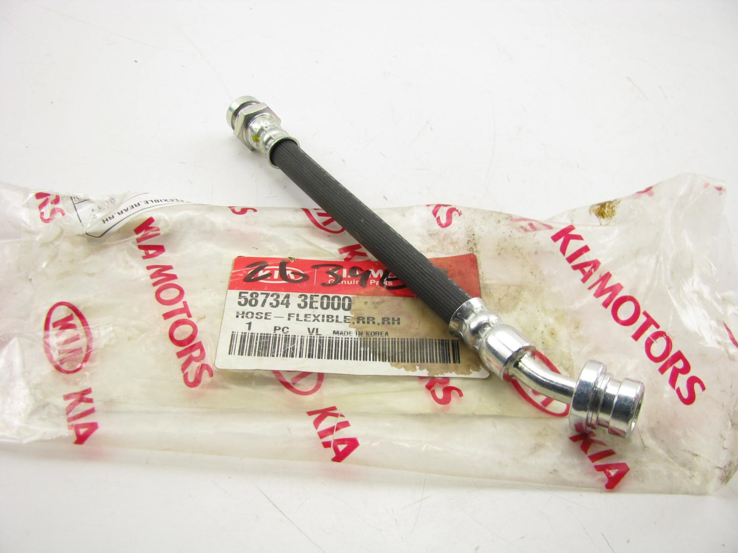 NEW GENUINE OEM Rear Right Side Brake Hose For 03-06 Kia Sorento 587343E000