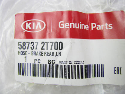 NEW - OEM 587372T700 Rear Left Brake Hydraulic Hose For 2014-2016 Kia Optima