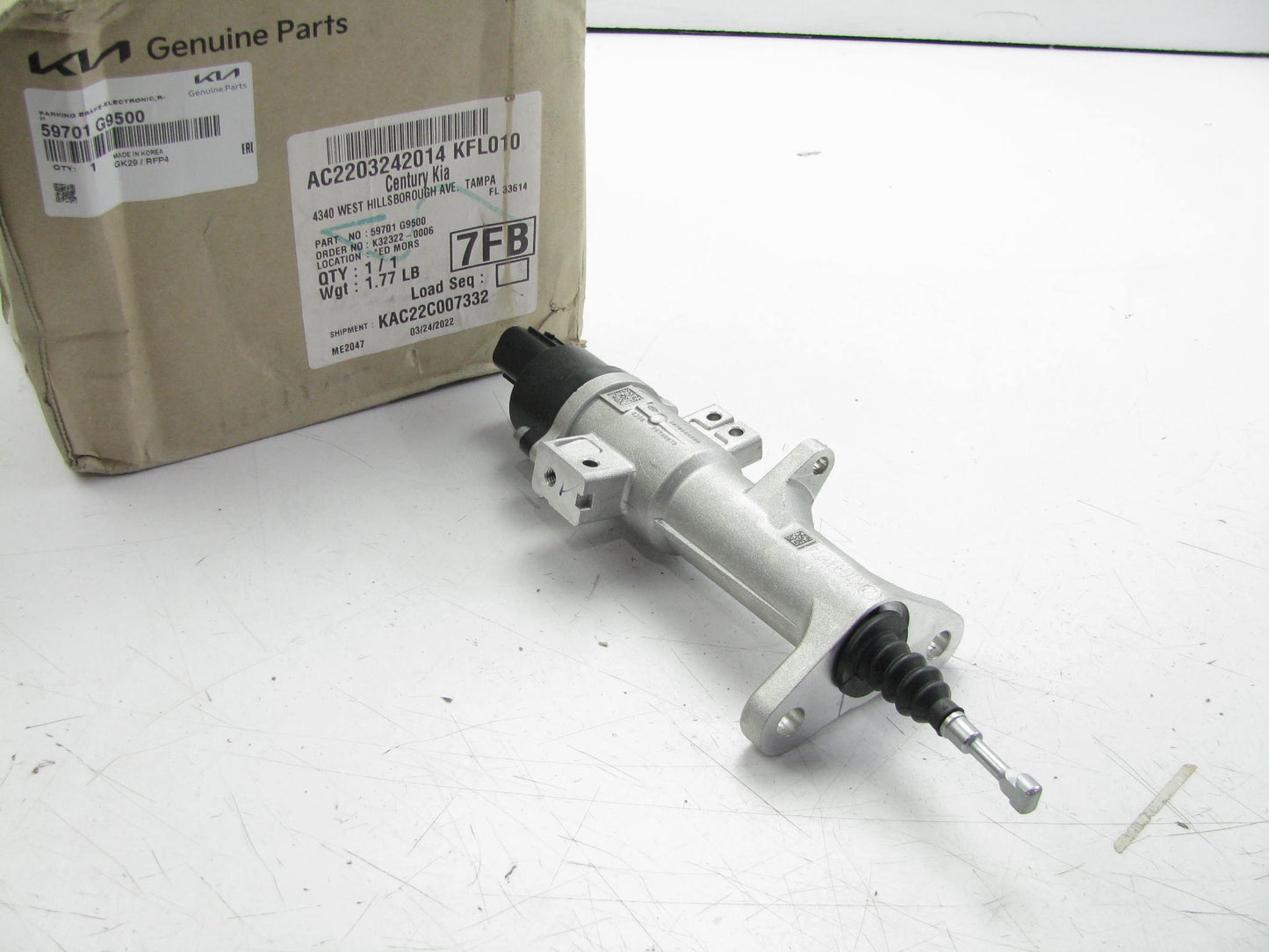 NEW Electric Parking Brake Actuator, Right Passenger Side OEM For Kia 59701G9500