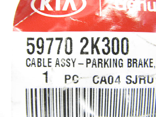 NEW - OEM 597702K300 Rear Right Parking Brake Cable For 2010-2013 Kia Soul