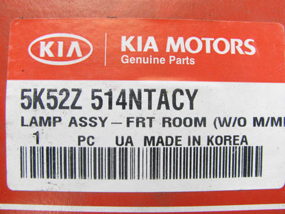 NEW - OEM 5K52Z514NTACY Front Dome Map Light Lamp For 2001-2005 Kia Sedona