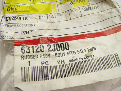 New OEM Lower Body Frame Mounting Rubber Insulator For 09-12 Borrego 631202J000