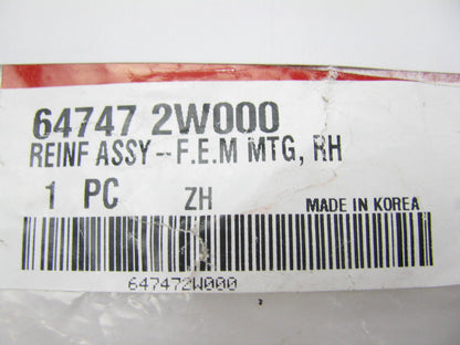 New RIGHT Fender Upper Reinforcement Mounting Bracket OEM For 2013-2014 Sorento