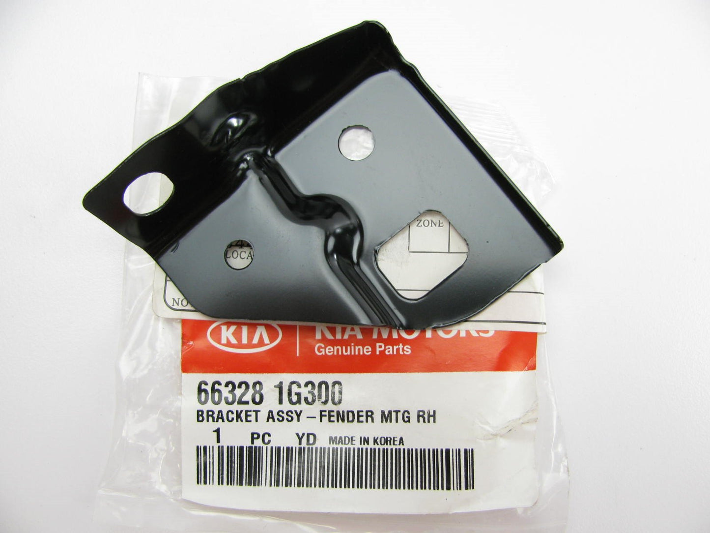 NEW - OEM Front Right Fender Mounting Bracket For 2006-2011 Kia Rio 663281G300
