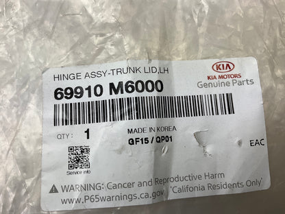 Rear Left Trunk Deck Lid Hinge OEM For 2019-2024 Kia Forte  69910M6000