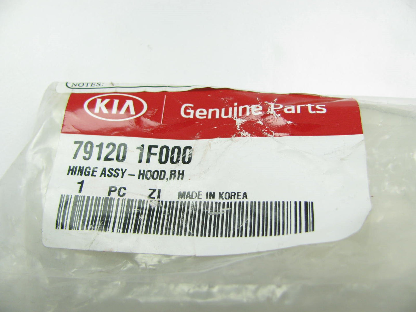 791201F000 Right Hood Hinge OEM For Kia Sportage 2005-2010