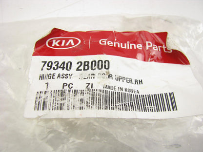 New Genuine Rear Right Door Upper Hinge OEM For 15-16 Kia Sorento 793402B000