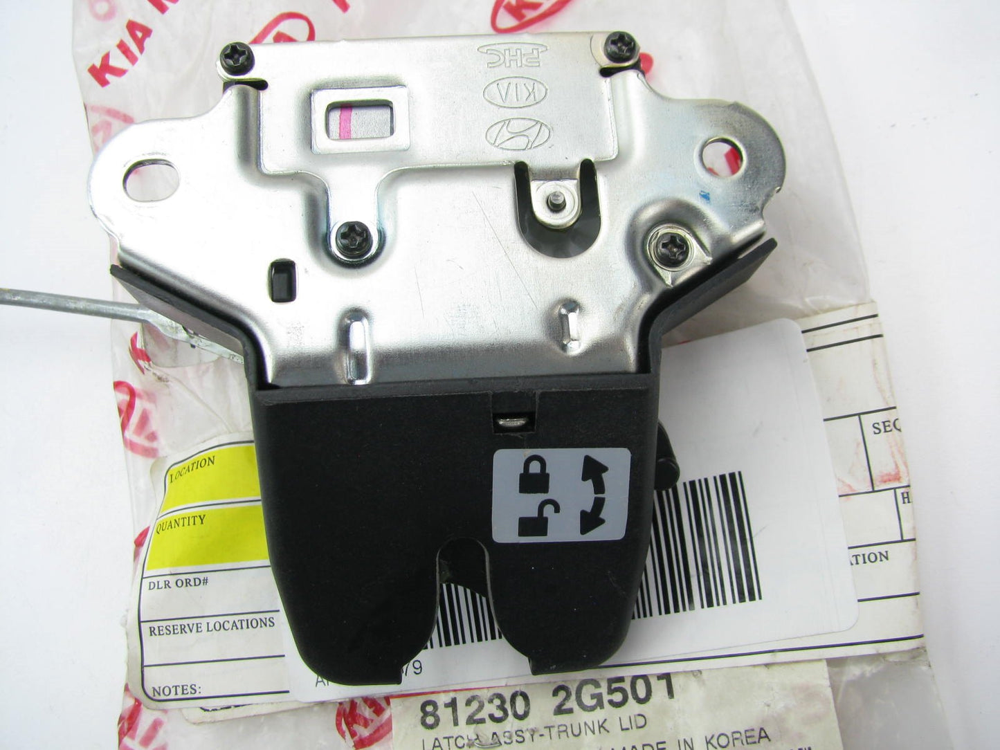 Trunk Lid Latch Lock OEM For 2010 Kia Optima 201257244205