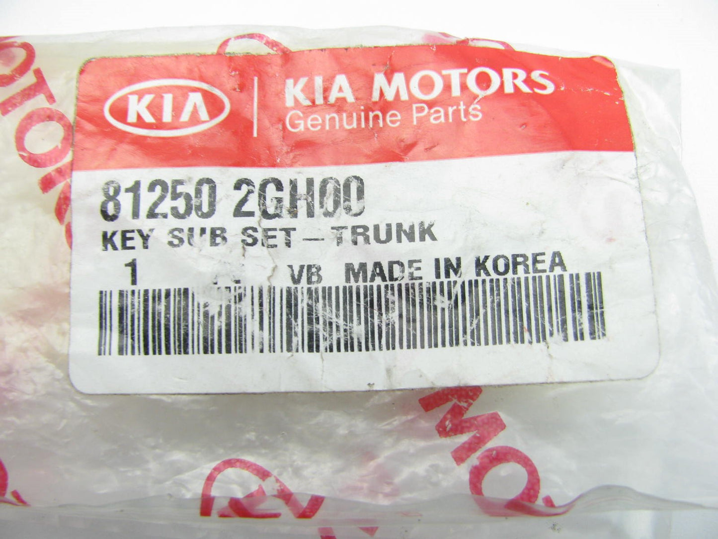 NEW - OEM 812502GH00 Trunk Lock Key Set For 2009-2010 Kia Optima