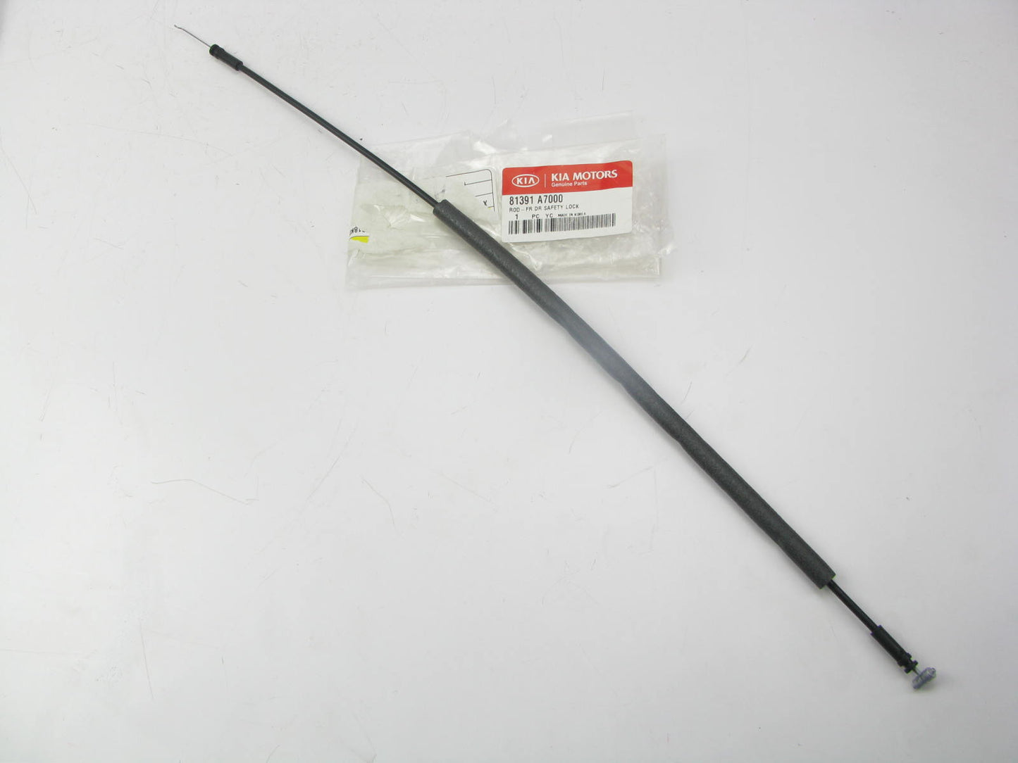 NEW - OEM 81391A7000 Front Door Safety Lock Rod Cable For 2014-2018 Kia Forte
