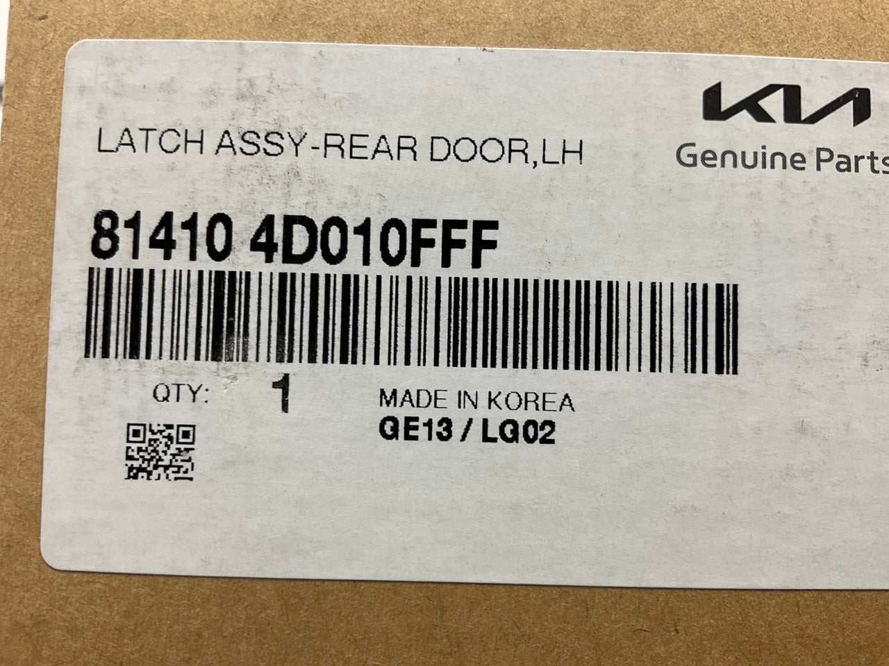 Rear Left Driver Side Door Lock Actuator OEM For 11-14 Kia Sedona 814104D010FFF