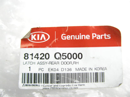 NEW 81420Q5000 REAR RIGHT Door Lock Latch Actuator OEM For 2020-23 Kia Seltos