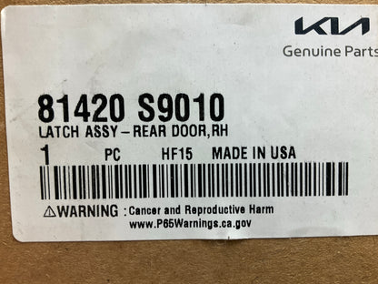 NEW Rear Right Door Lock Actuator OEM For 2020-2022 Kia Telluride 81420S9010