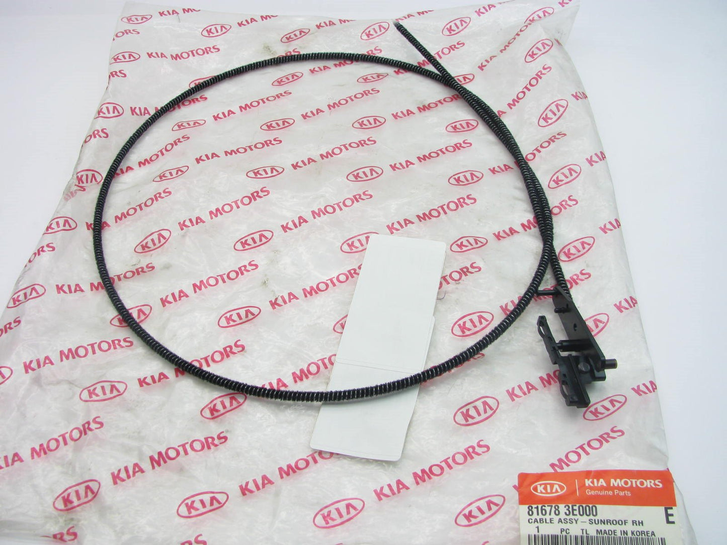 NEW - OEM 816783E000 Right Side Sunroof Cable For 2003-2006 Kia Sorento