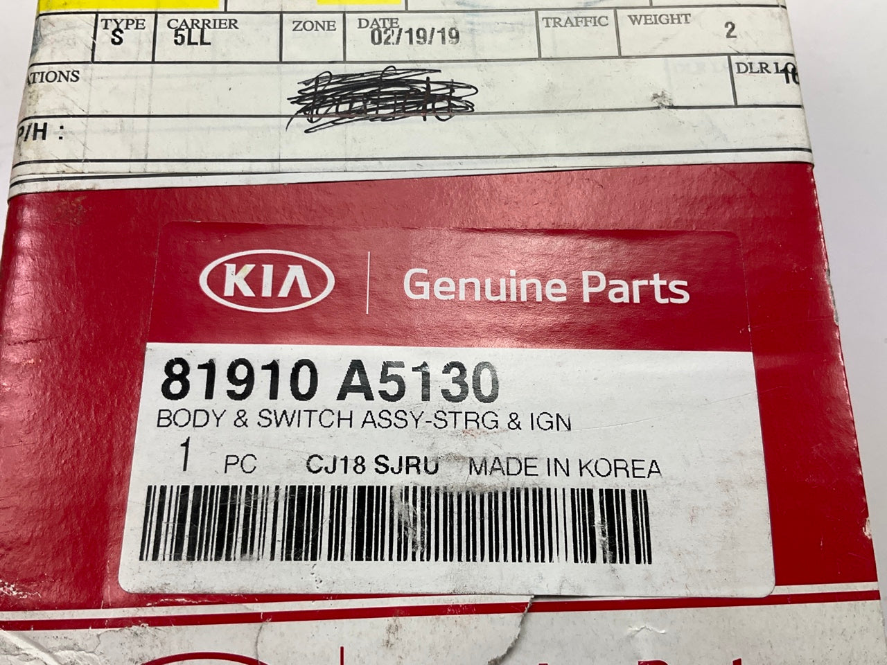 NEW GENUINE Ignition Lock Housing OEM For 2014-2018 Kia Forte 81910A5130