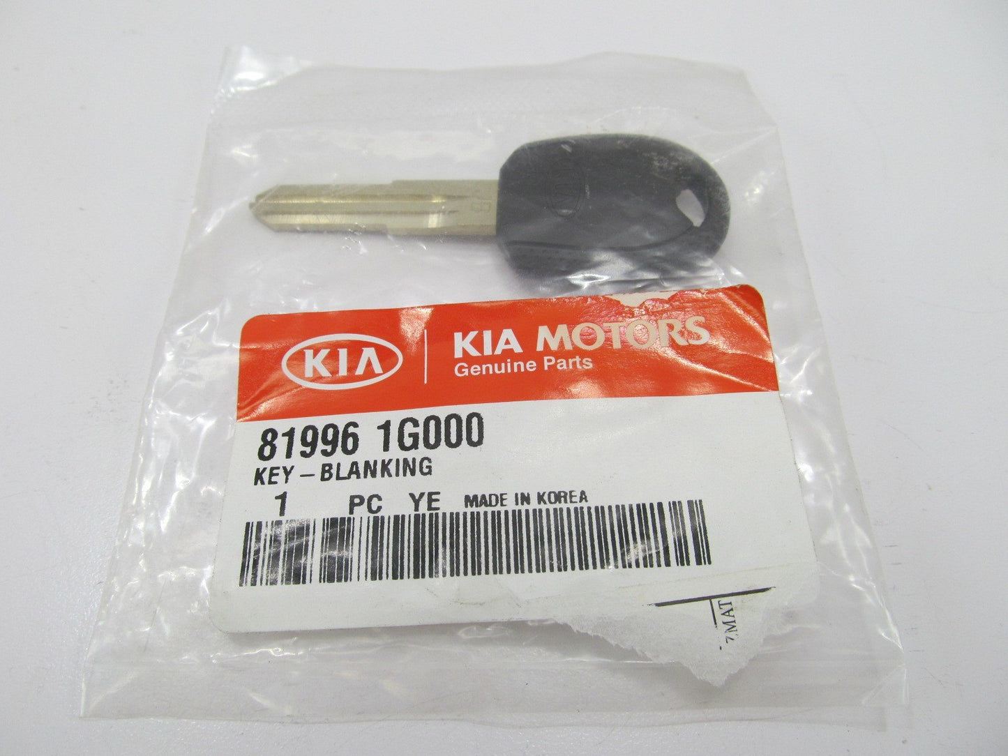 UNCUT Genuine OEM Factory New Key Blank For 2005-2011 Kia Rio  819961G000