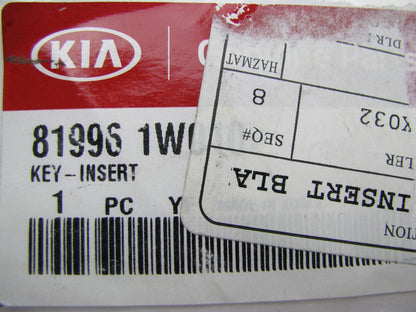 NEW GENUINE OEM Uncut Key Blank Insert For 12-15 Kia Rio 819961W010