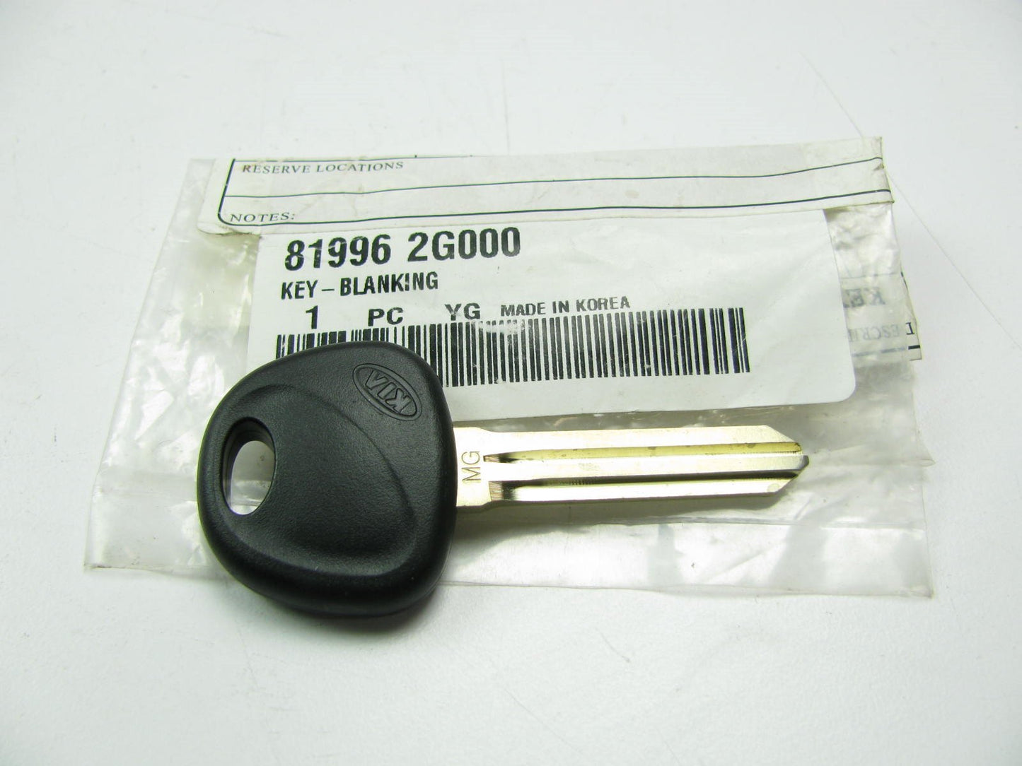 UNCUT Key Blank OEM For 06-09 KIA Optima 819962G000