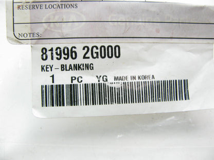 UNCUT Key Blank OEM For 06-09 KIA Optima 819962G000