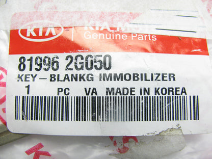 NEW Uncut Key Blank OEM For 09-12 Kia Optima, 10-11 Rondo 819962G050 IMMOBILIZER