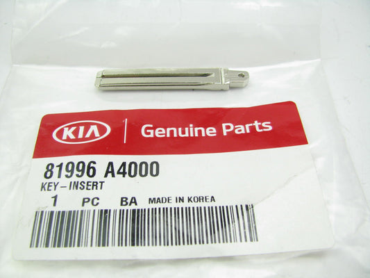 NEW GENUINE Uncut Key Blank Insert OEM For 2014-2015 Kia Sportage, Optima