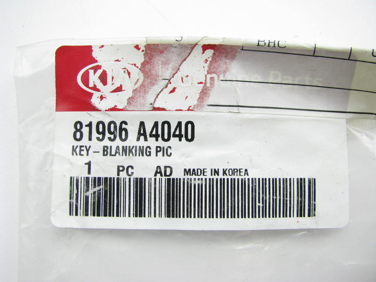 New OEM Remote Smart Key BLANK Insert UNCUT For 2014-15 Kia Optima 81996A4040