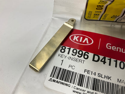 Blank Uncut Key Fob Key Blank Insert OEM For 2016-2020 Kia Optima 81996D4110