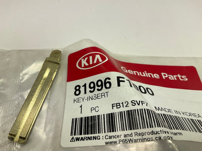 NEW Flip Key Fob Blank Insert Uncut OEM For 2019-2021 Kia Sedona, 20-22 Sportage