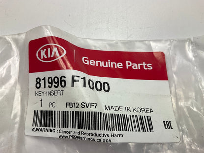 NEW Flip Key Fob Blank Insert Uncut OEM For 2019-2021 Kia Sedona, 20-22 Sportage