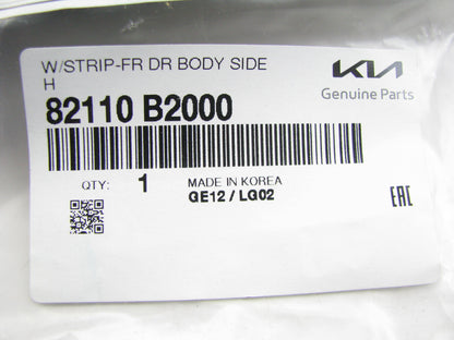 Front Left Driver Door Body Side Weatherstrip Seal OEM For 14-19 Soul 82110B2000